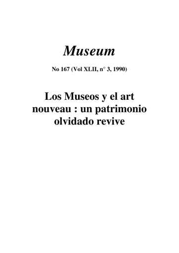 Los museos y el art nouveau: un patrimonio olvidado revive